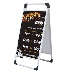 Factory Wholesale Eco-Friendly Metal Double Sided Advertising Sign Standing Poster <b>Frame</b> - Product Image 2