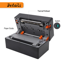 Impresora de Etiquetas Térmicas AiYin de 110 mm 4*6, Impresora de Etiquetas de Envío sin Tinta, Impresora de Códigos de Barras y Albaranes de Alta Velocidad, Compatible con Múltiples Sistemas Operativos, 203/300 dpi, 1 Año de Garantía