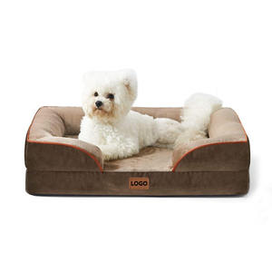 Waterproof Customized Logo Dogs Dog <b>Sofa</b> Bed Dog Cat <b>Pet</b> Bed Nest <b>Pets</b> Rest Sleeping Customized Color Mechanical Wash - Product Image 1