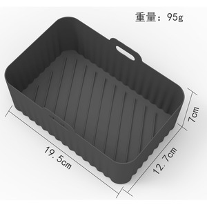 Square Round Foldable <strong>Silicone</strong> Cake Pan <strong>for</strong> <strong>Air</strong> <strong>Fryer</strong> Reusable Eco-Friendly Baking <strong>Dish</strong> with 0.5mm Thickness - Product Image 6