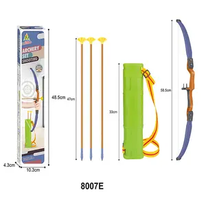 2 em 1 Simulação Crianças Esporte Archery Set Shoot Game Crianças Bow and Arrow Set Brinquedo para Crianças