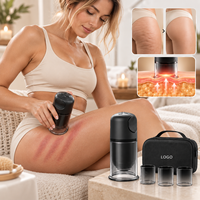 Masseur à ventouses sous vide, masseur du cuir chevelu et du corps, Gua Sha, machine de sculpture et d'amincissement, masseur électrique sans fil anti-cellulite