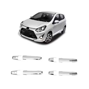 Cubierta Decorativa para Manija de Puerta de Coche, Piezas Exteriores, Cubierta Decorativa de Fibra de Carbono ABS para Manija de Puerta para 2023 AGYA Wigo - Product Image 2