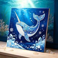 Kit complet de peinture au diamant pour adultes débutants, kits de peinture au diamant 5D, toile de peinture de forme spéciale