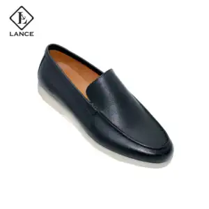 Lanci 2022 Lederen Loafer Schoen Slip Op Jurk Schoen Zacht En Comfortabele Mannen Casual Schoenen Lederen Luxe