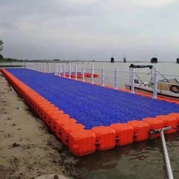Plate-forme de jet ski en plastique modulaire 2025 HDPE Ponton de quai flottant