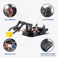 ACEBOTT Kit lengan Robot UNTUK Arduino, desain baru kontrol aplikasi Wifi pendidikan pembelajaran pintar ESP32 dapat diprogram