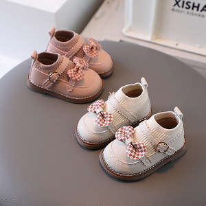 Chaussures de bébé en gros pour filles de 0 à 3 ans, chaussures de princesse pour enfants, chaussures souples à semelle souple pour tout-petits - Product Image 1