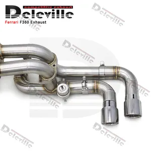 Exhaust System For Ferrari 360/F360 3.6 2003-2005 Valved Catback Exhaust Escape Exhaust Muffler Stainless Steel Pipes