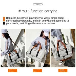 Bolsa de Deporte de Nailon de Gran Capacidad con Logotipo Personalizado 2024, Impermeable, con Separación para Artículos Secos y Húmedos, Bolsa de Gimnasio para Fin de Semana - Product Image 6