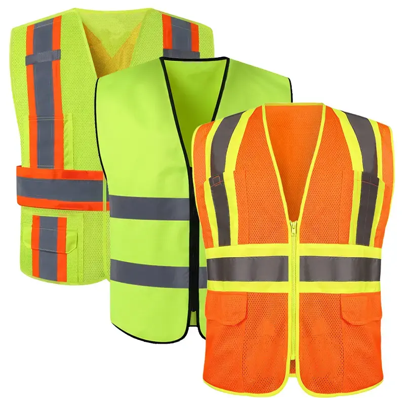 Security Jacket Construction High Visibility Work Reflective Clothing signal Safety Equipment Reflective Vest