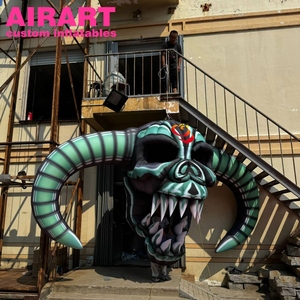 Cabeza <span class=keywords><strong>de</strong></span> toro inflable gigante Monstruo Cabeza <span class=keywords><strong>de</strong></span> calavera <span class=keywords><strong>de</strong></span> esqueleto inflable para decoración <span class=keywords><strong>de</strong></span> Halloween - Product Image 5