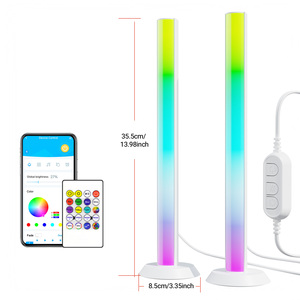 LED <b>Smart</b> Decoration RGBIC Desk Color-changing Modern Simple Remote Control Bedroom Ambient <b>Light</b> E-sports Plastic E26 - Product Image 4