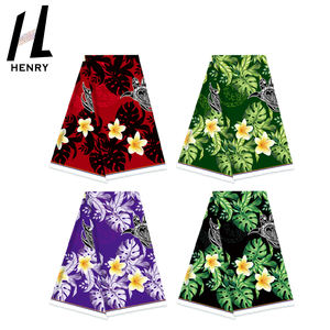 亨利风格100% 聚面料萨摩亚部落 & 花卉优雅派对女装新设计 - Product Image 2