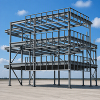 Bâtiment industriel préfabriqué en acier, structure métallique, usine préfabriquée, entrepôt préfabriqué