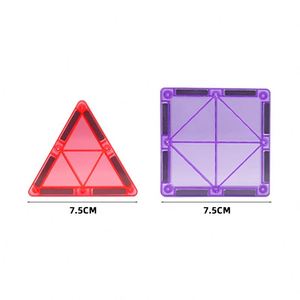 Juego de Bloques de Construcción Magnéticos Educativos Qianman, Bloques Magnéticos de Colores para Niños, Rompecabezas de Desarrollo de Inteligencia - Product Image 4