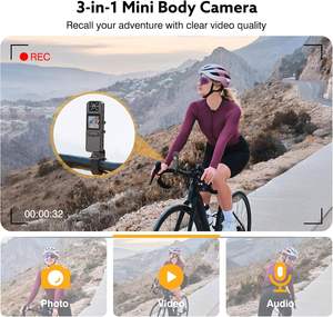 Nouvelle conception H82 vraie caméra de résolution HD 1080P Mini appareil photo numérique d'enregistrement audio et vidéo - Product Image 2