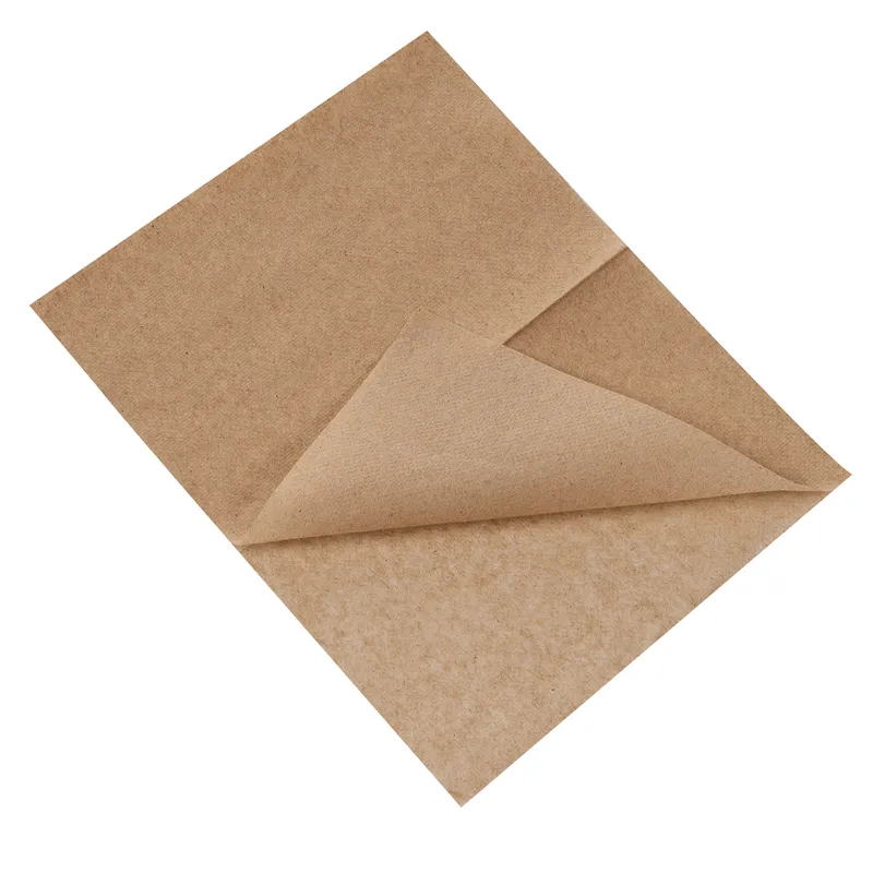 Disposable 2ply Single V fold Tissue Glued 500 Lunch Table Cocktail Napkins Paper