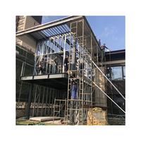 Cadre en acier de maison préfixe, conteneur, structure métallique, maisons préfabriquées