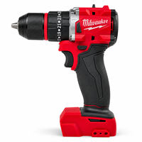 Ensemble d'outils électriques sans fil Milwaukee E 18V : perceuse-visseuse, meuleuse d'atelier, clé à couple élevé, quatre batteries, chargeur, sac