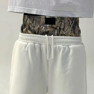Custom <strong>Men's</strong> <strong>Shorts</strong> Jogger Pants 100% Cotton High Quality Screen Print Real Tree <strong>Boxer</strong> Sweats Double Waist <strong>Shorts</strong> <strong>Mens</strong> - Product Image 3