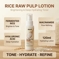 Lotion au collagène de pulpe de riz crue 120ml, éclaircissante, hydratante, anti-rides, tonique végétalien avec extrait de riz fermenté