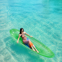 Kayak transparent vert frais de 336 cm, capacité 200 kg, bateau de tourisme clair pour les entreprises de parcs aquatiques et de complexes écologiques – Vente directe usine