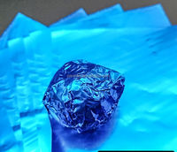 Feuille de papier d'emballage plastique avec impression vive, 10 pièces, emballage alimentaire, en aluminium, pour le chocolat, vente en gros