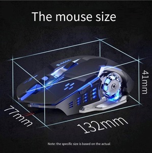 Meccanica di Gioco Via Cavo <span class=keywords><strong>Del</strong></span> Mouse Silenzioso Mangiare <span class=keywords><strong>Pollo</strong></span> E-Sport Gioco Dedicato Home Office di Uso Generale - Product Image 6