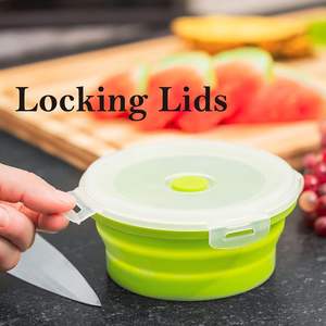 <span class=keywords><strong>Planche</strong></span> à découper en acacia à poser <span class=keywords><strong>sur</strong></span> l'évier avec des contenants pliables et des couvercles hermétiques, durable et compatible lave-vaisselle - Product Image 4