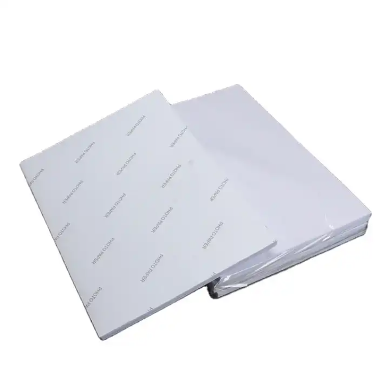 PPD 50 Feuilles A4 Papier Photo Autocollant Brillant Premium 120g/m² - Stickers & Étiquettes Personnalisables Jet D'Encre