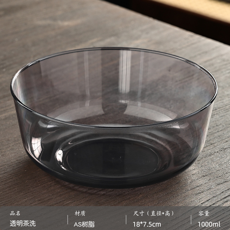 Transparent tea wash