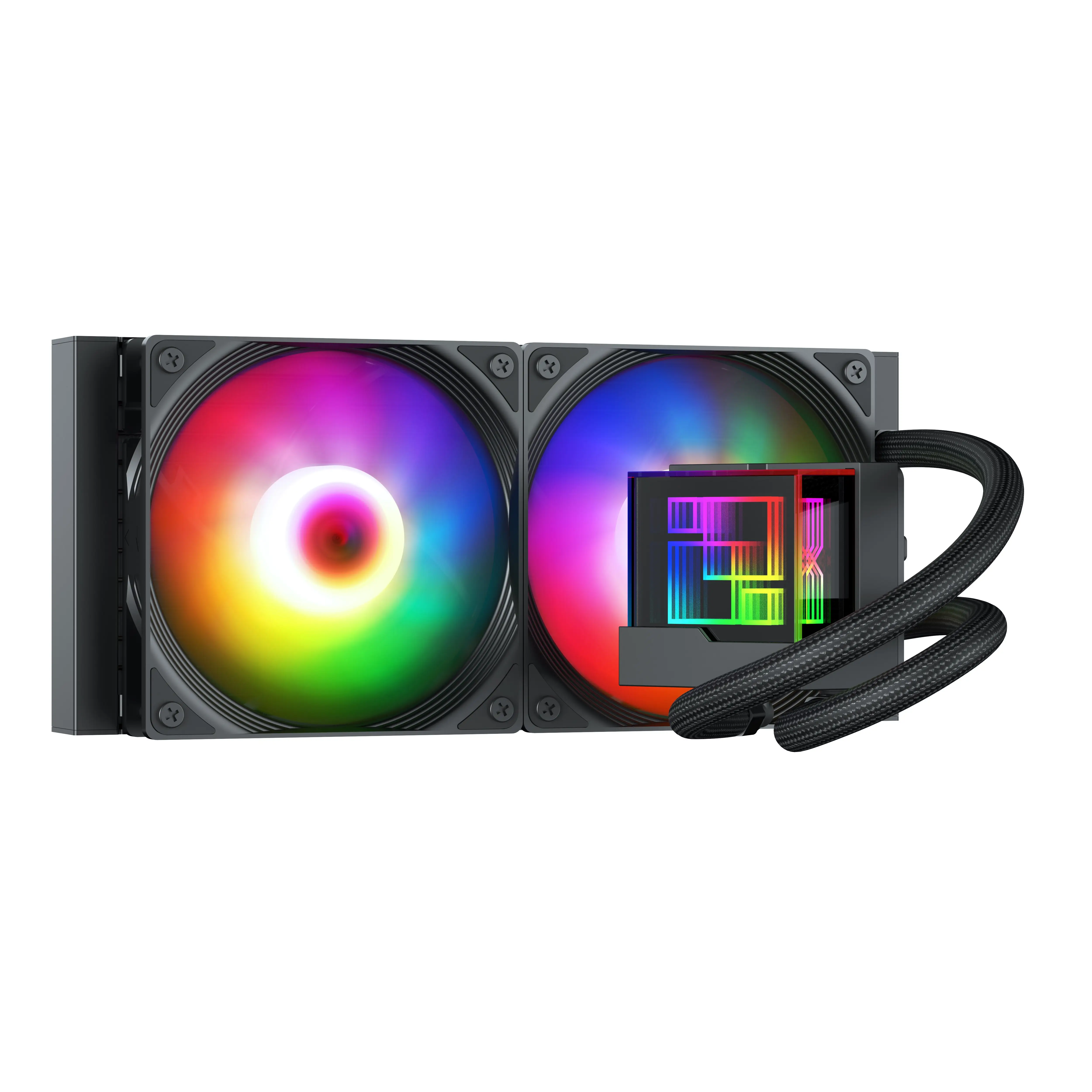 Neue 360mm Rubik's Cube CPU-Wasser kühlung mit 5V Argb-Lüfter Starker Wasserkühler für Gaming-Computer Atx-Gehäuse türme Led Liquid Coo