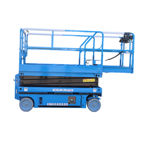 Plateforme de travail aérienne mobile à ciseaux électriques autopropulsée de 12 m, table élévatrice hydraulique CHANGDING GTJZ12 certifiée CE ISO