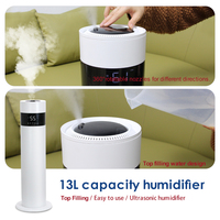 BIZOE 13L humidificateur debout brume fraîche Air sol support Humidificador pour chambre maison