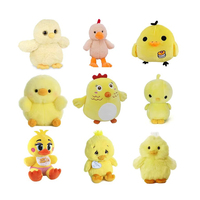 Peluches personnalisées en forme de canard, jouets en peluche doux et moelleux, canard en peluche jaune avec t-shirt de différentes couleurs