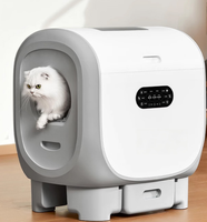Bac à litière automatique pour chat, silencieux, grand format, facile à nettoyer, écologique, autonettoyant, intelligent, anti-odeurs