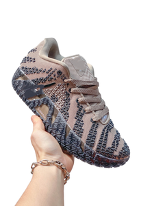 Baskets montantes rétro pour hommes 2026, avec empeigne en maille respirante, semelle intermédiaire ondulée épaisse, à lacets, style urbain décontracté, 5kg - Product Image 6