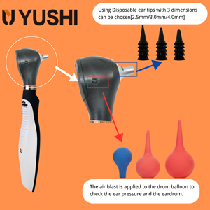 YS-ZCA6 <strong>Wall-Mounted</strong> ENT Diagnostic Station Ophthalmoscope Otoscope Throat <strong>Scope</strong> NIBP Temperature Diagnosis for Clinic - Product Image 4