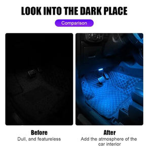 Lampe <span class=keywords><strong>LED</strong></span> sans fil magnétique pour plafonds de camions Chargement USB Ampoules <span class=keywords><strong>LED</strong></span> de lecture intérieure Éclairage de coffre de voiture Éclairage intérieur de voiture - Product Image 5