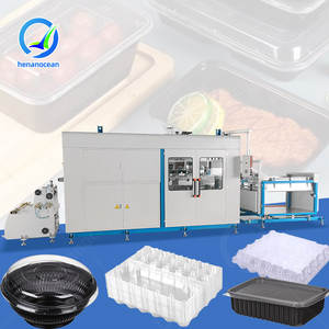 Máquina de Termoformado para Contenedores de Alimentos para Llevar, Tapas de Vasos de Yogur y Plástico, Marca OCEAN PET - Product Image 1