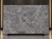Dalles de marbre gris Donatello en pierre naturelle pour plateaux de console, plans de travail de cuisine, murs de douche, grandes dalles de sol et étagères en pierre