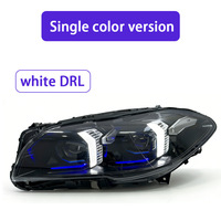 1117 para BMW Serie 5 F10/F18, Conjunto de Faros Delanteros Mejorados, Lentes de Proyector Láser Estilo Fang, Luces LED de Circulación Diurna de 12V
