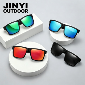 Lunettes de soleil polarisées avec logo personnalisé, lunettes de sport d'extérieur, lunettes de cyclisme, best-sellers en ligne. - Product Image 4