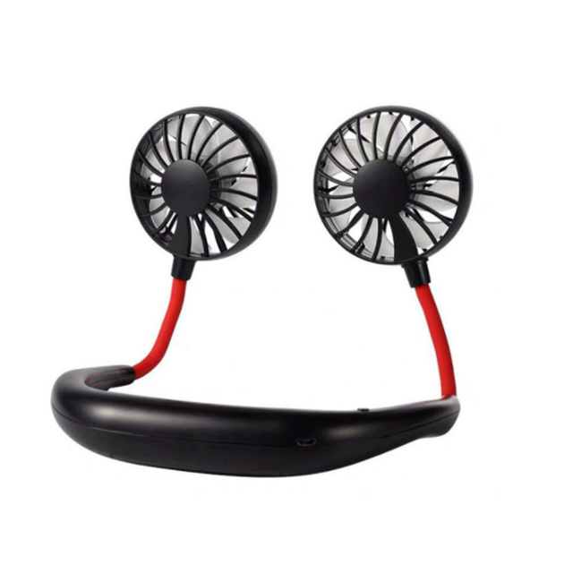 2024 Top Selling Cheap Price Bladeless Neck Fan Portable Rechargeable Hanging Mini Wearable Cooling Fan