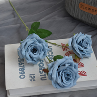 Meistverkaufte Hochwertige Realistische Seiden-Handgefertigte Bunte Maßgeschneiderte Hochzeits-Rosen Künstliche Blumen Dekoration