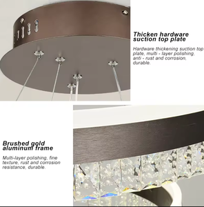 Zèle éclairage lustres en verre éclairage intérieur lampes suspendues lustre en verre soufflé à la main - Product Image 3