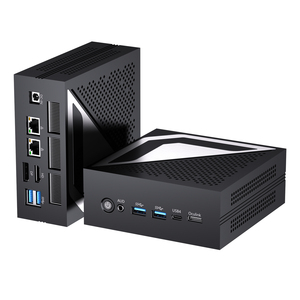มินิพีซีขายส่งรุ่นใหม่ AMD Ryzen AI 9 HX 370 พร้อม WiFi 6E ในตัว พอร์ต <span class=keywords><strong>LAN</strong></span> คู่ รองรับ NVMe 4.0 SSD คู่ แรม 64GB DDR5 คอมพิวเตอร์เล่นเกม ระบบปฏิบัติการ <span class=keywords><strong>Windows</strong></span> - Product Image 1