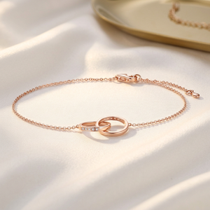 Newest Products Online Wholesale Manufacturer Export Shiny Fine Jewelry 18K <b>Solid</b> Rose <b>Gold</b> Real Natural Diamonds Bracelet - Product Image 6