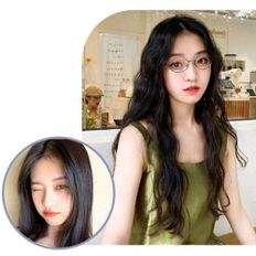 1x55cm 100% Cheveux Humains Remy Tissage Grade 5A Long Curly Kinky Style 8-36 Inches Stretch Piano Couleur 1B Cambodgien Vietnamien Wage - Product Image 1